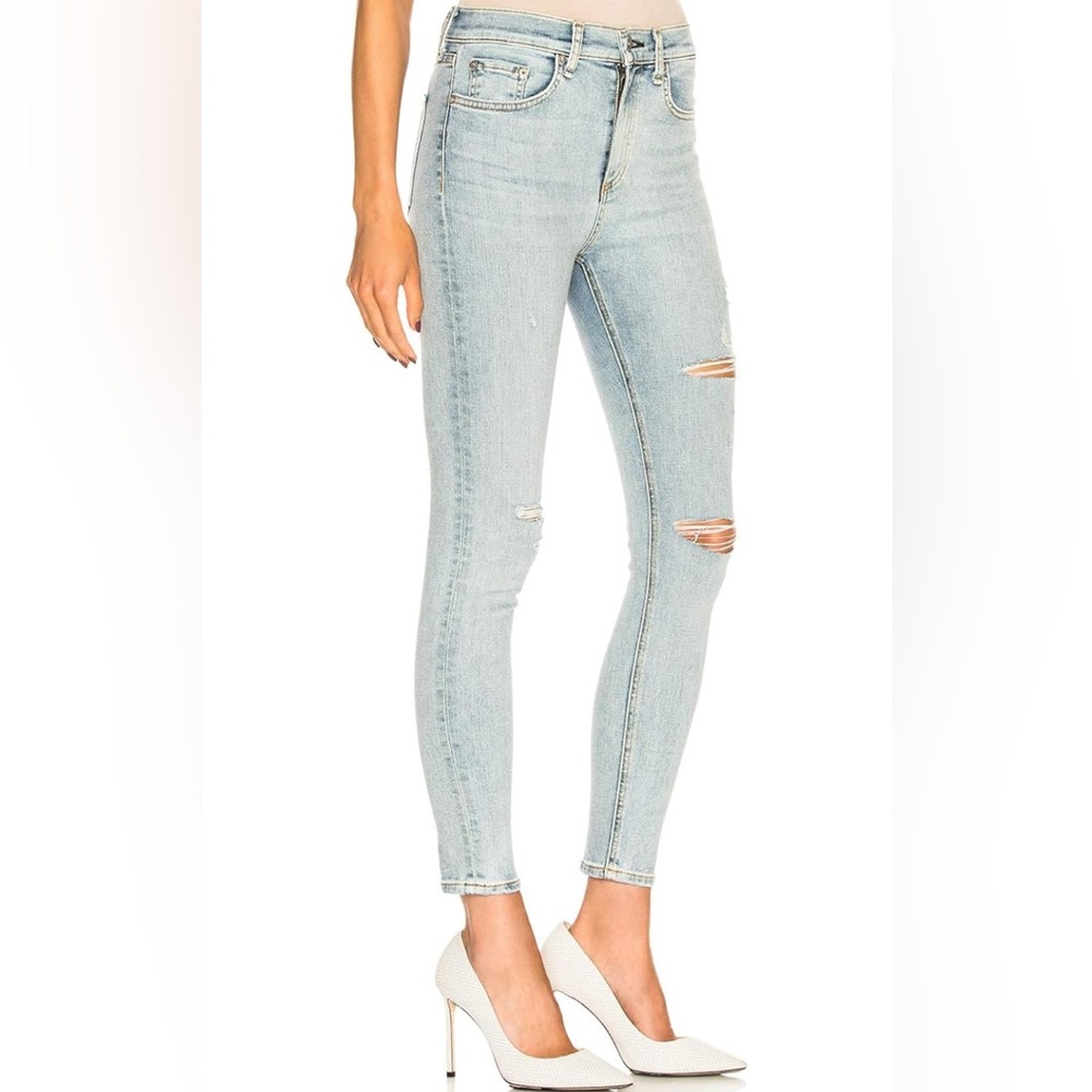 NWT Rag & Bone Norlet High Rise Ankle Skinny jeans Size 32 Retail $225 - Picture 2 of 8
